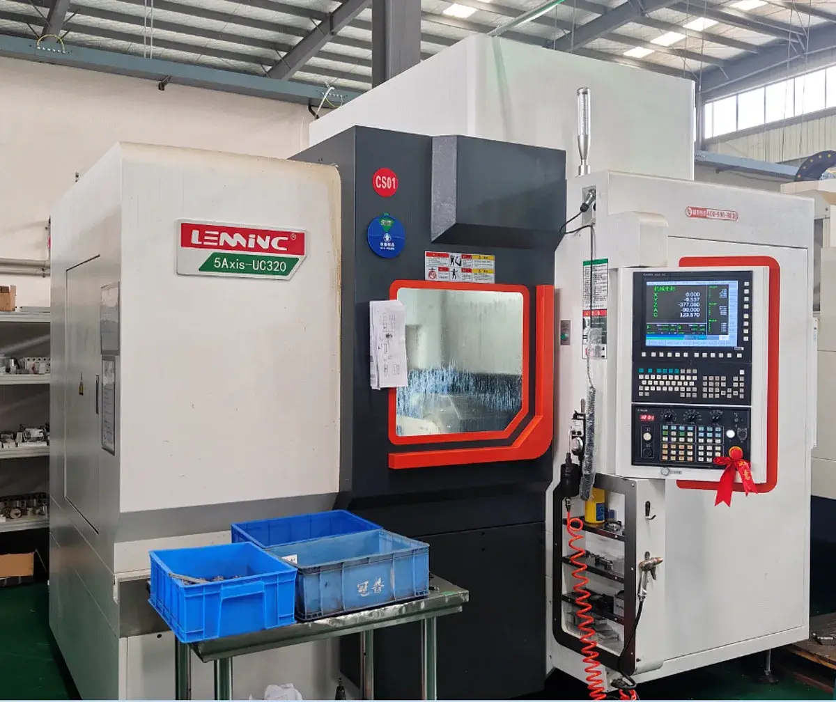 Five-axis CNC machining center for complex precision components